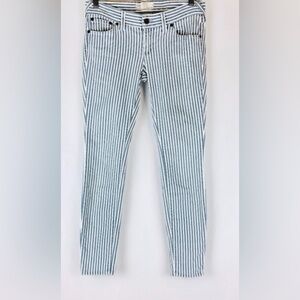 Free People Railroad Striped Jeans size 25